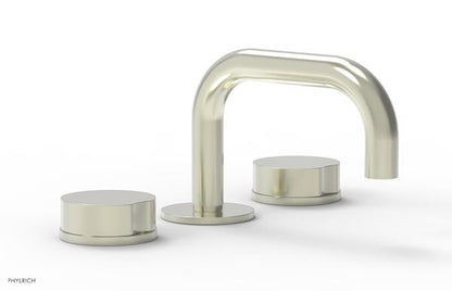 Phylrich - Circ Widespread Faucet Low Spout - Round Handles