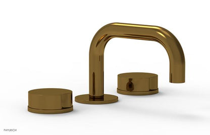 Phylrich - Circ Widespread Faucet Low Spout - Round Handles