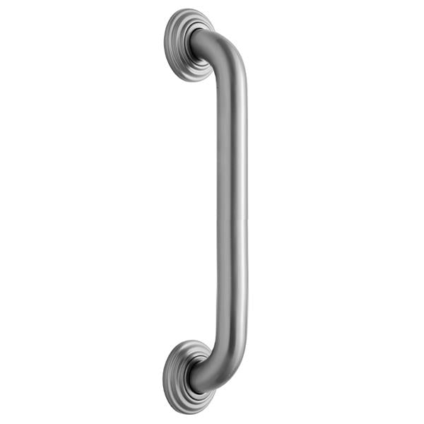 Jaclo - 16 Inch Deluxe Grab Bar with Traditional Round Flange