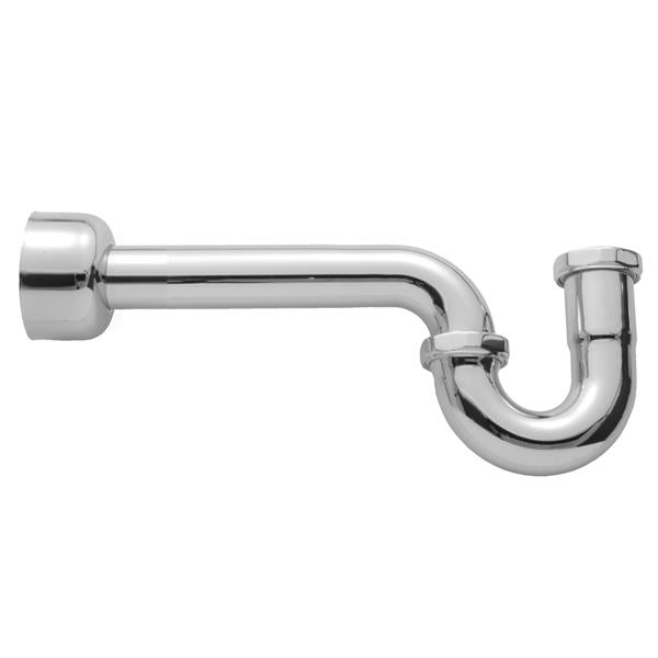 Jaclo - 1-1/4 Inch Extra Long P Trap with Round Box Escutcheon