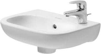 Duravit - D-Code 14 1/8" Rectangular Wall Mounted Sink in White