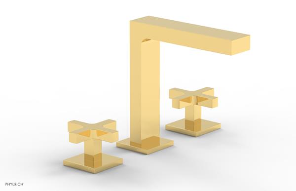 Phylrich - Croi Widespread Faucet High Spout - Cross Handles