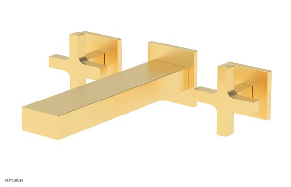 Phylrich - Croi Wall Lavatory Set - Cross Handle