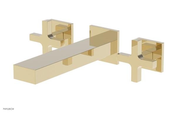 Phylrich - Croi Wall Lavatory Set - Cross Handle