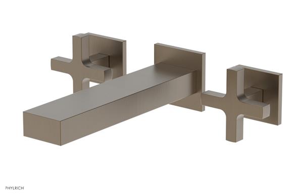 Phylrich - Croi Wall Lavatory Set - Cross Handle
