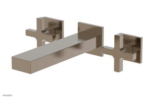 Phylrich - Croi Wall Lavatory Set - Cross Handle