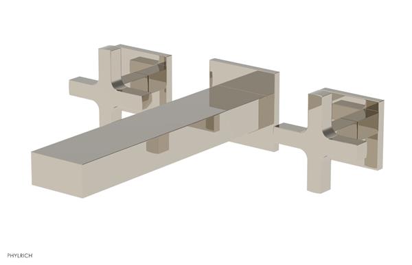 Phylrich - Croi Wall Lavatory Set - Cross Handle