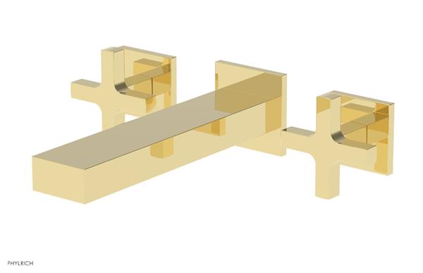Phylrich - Croi Wall Lavatory Set - Cross Handle