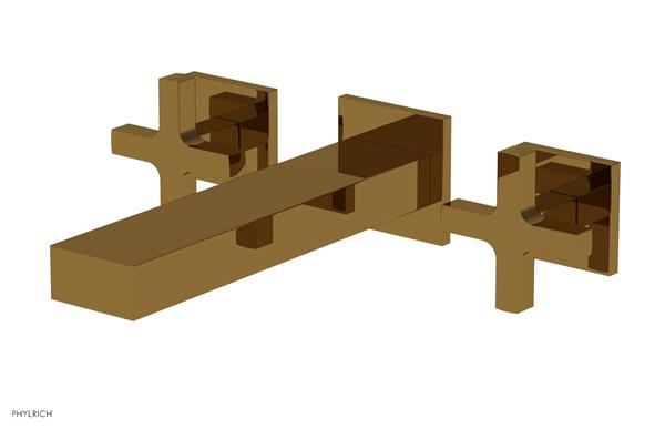 Phylrich - Croi Wall Lavatory Set - Cross Handle
