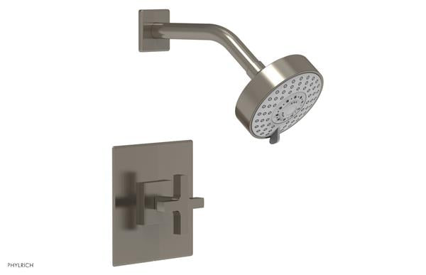 Phylrich - Croi Pressure Balance Shower Set - Cross Handle