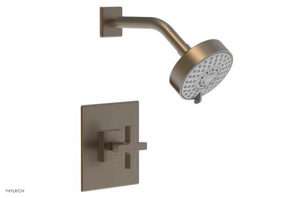 Phylrich - Croi Pressure Balance Shower Set - Cross Handle