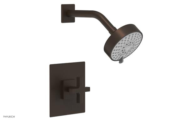 Phylrich - Croi Pressure Balance Shower Set - Cross Handle