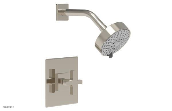 Phylrich - Croi Pressure Balance Shower Set - Cross Handle