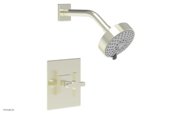 Phylrich - Croi Pressure Balance Shower Set - Cross Handle