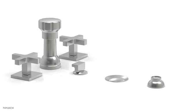 Phylrich - Croi Four Hole Bidet Set - Cross Handles