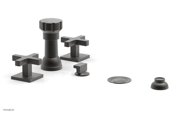 Phylrich - Croi Four Hole Bidet Set - Cross Handles