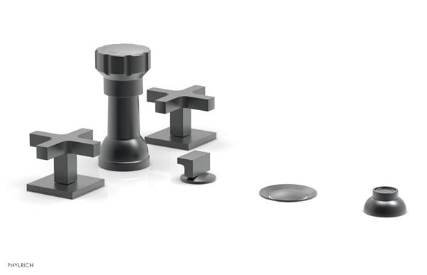 Phylrich - Croi Four Hole Bidet Set - Cross Handles