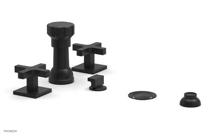 Phylrich - Croi Four Hole Bidet Set - Cross Handles