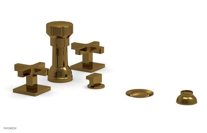 Phylrich - Croi Four Hole Bidet Set - Cross Handles