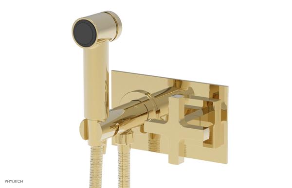 Phylrich - Croi Wall Mounted Bidet - Cross Handles