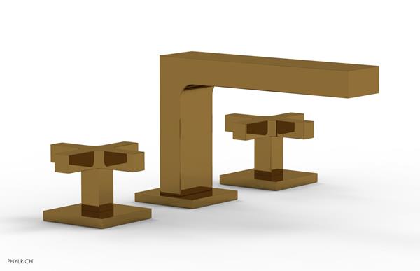 Phylrich - Croi Widespread Faucet Low Spout - Cross Handles