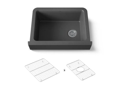 Kohler - Cairn 30 Inch Undermount Single-Bowl Farmhouse Kitchen Sink With Short Apron