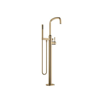 Dornbracht - Coya Single-Lever Tub Mixer with Stand Pipe For Freestanding installation with hand shower set