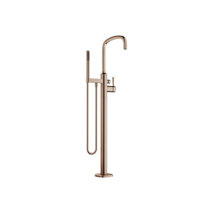 Dornbracht - Coya Single-Lever Tub Mixer with Stand Pipe For Freestanding installation with hand shower set