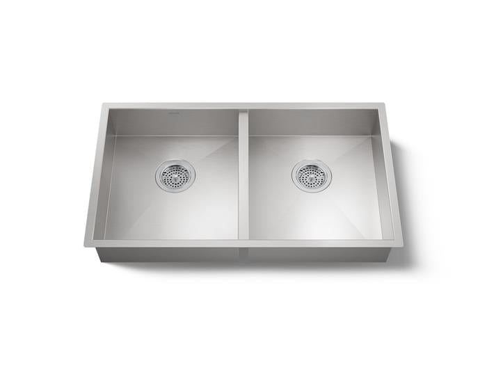 Kohler - Vault 32 Inch Undermount Double-Bowl Kitchen Sink