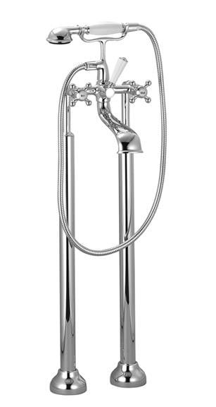Dornbracht - Madison Two-Hole Tub Mixer For Freestanding Installation With Hand Shower Set