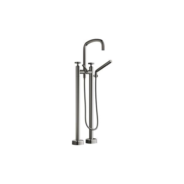 Dornbracht - Coya Two-hole tub mixer for freestanding installation with hand shower set