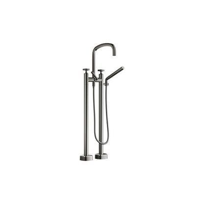 Dornbracht - Coya Two-hole tub mixer for freestanding installation with hand shower set