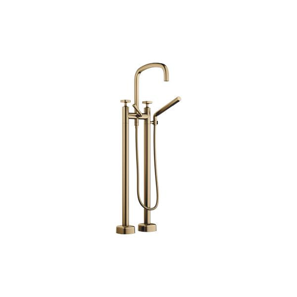 Dornbracht - Coya Two-hole tub mixer for freestanding installation with hand shower set