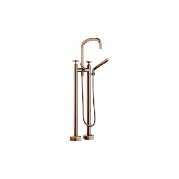 Dornbracht - Coya Two-hole tub mixer for freestanding installation with hand shower set