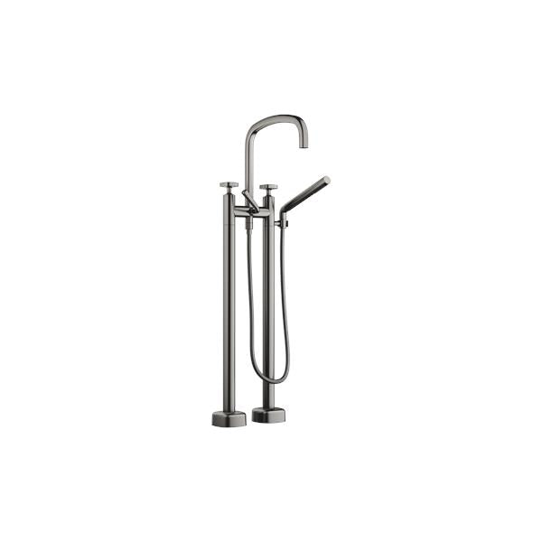 Dornbracht - Coya Two-hole tub mixer for freestanding installation with hand shower set