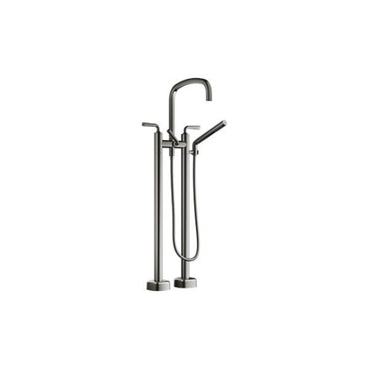 Dornbracht - Coya Two-hole tub mixer for freestanding installation with hand shower set