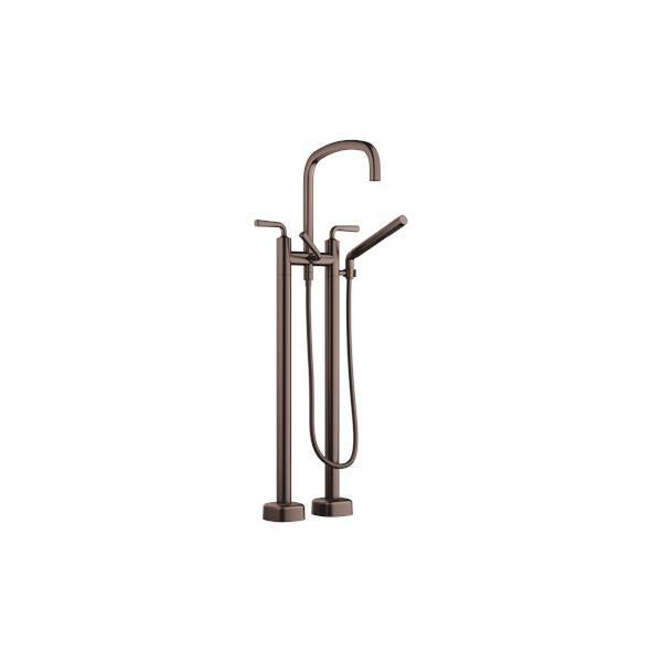 Dornbracht - Coya Two-hole tub mixer for freestanding installation with hand shower set