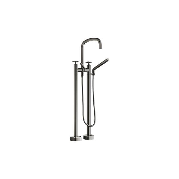 Dornbracht - Coya Two-hole tub mixer for freestanding installation with hand shower set