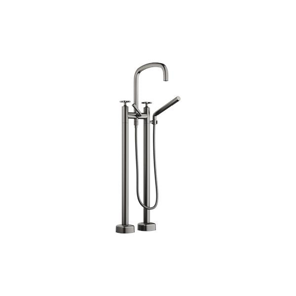 Dornbracht - Coya Two-hole tub mixer for freestanding installation with hand shower set