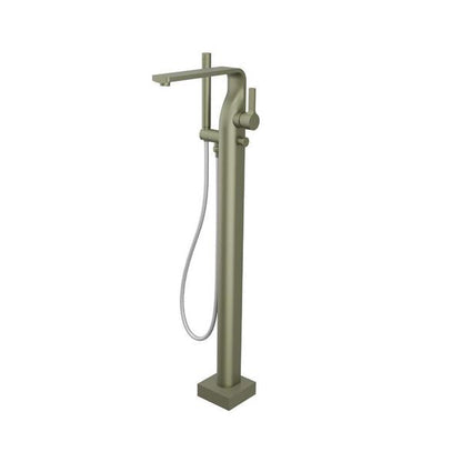 Flusso - Freestanding Floor Mount Bathtub / Tub Filler With Hand Shower