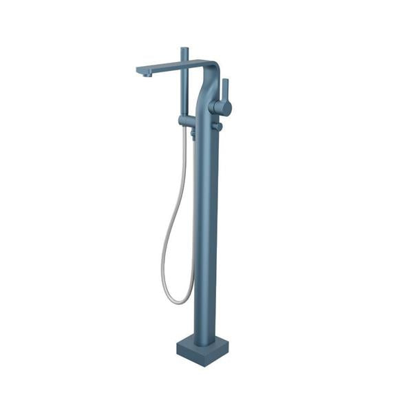 Flusso - Freestanding Floor Mount Bathtub / Tub Filler With Hand Shower