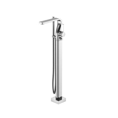 Isenberg - Freestanding Floor Mount Bathtub / Tub Filler With Hand Shower