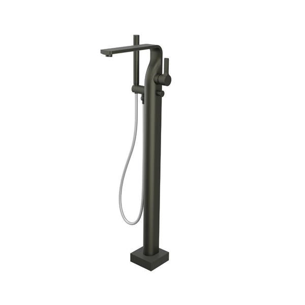 Flusso - Freestanding Floor Mount Bathtub / Tub Filler With Hand Shower