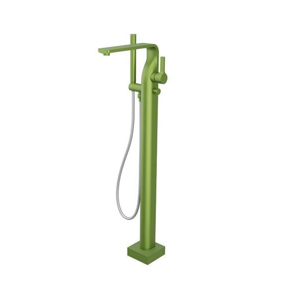 Flusso - Freestanding Floor Mount Bathtub / Tub Filler With Hand Shower