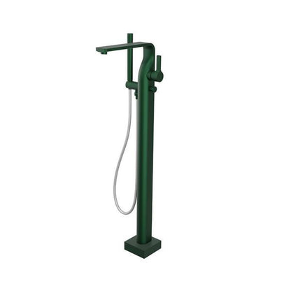 Flusso - Freestanding Floor Mount Bathtub / Tub Filler With Hand Shower