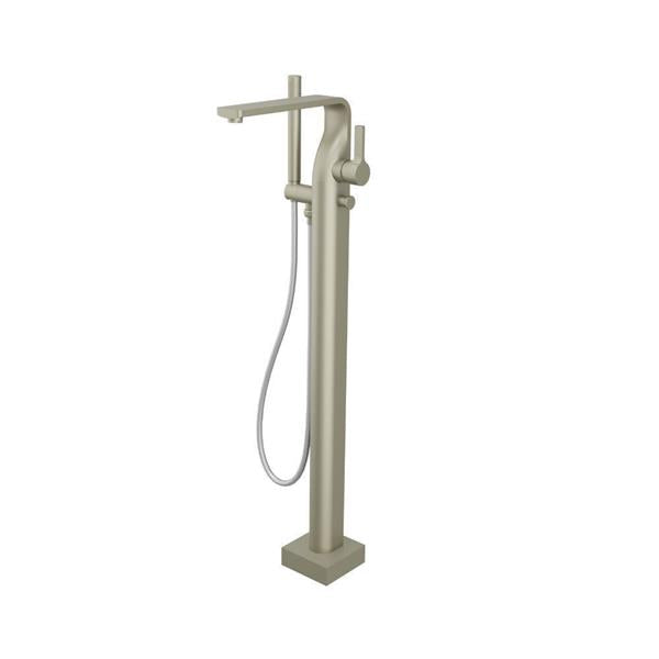 Flusso - Freestanding Floor Mount Bathtub / Tub Filler With Hand Shower