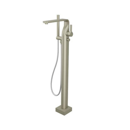 Flusso - Freestanding Floor Mount Bathtub / Tub Filler With Hand Shower