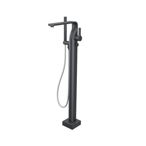 Flusso - Freestanding Floor Mount Bathtub / Tub Filler With Hand Shower
