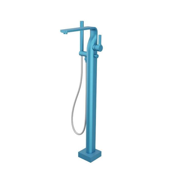 Flusso - Freestanding Floor Mount Bathtub / Tub Filler With Hand Shower