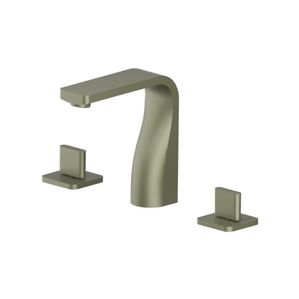Flusso - Three Hole 8 Inch Widespread Two Handle Bathroom Faucet